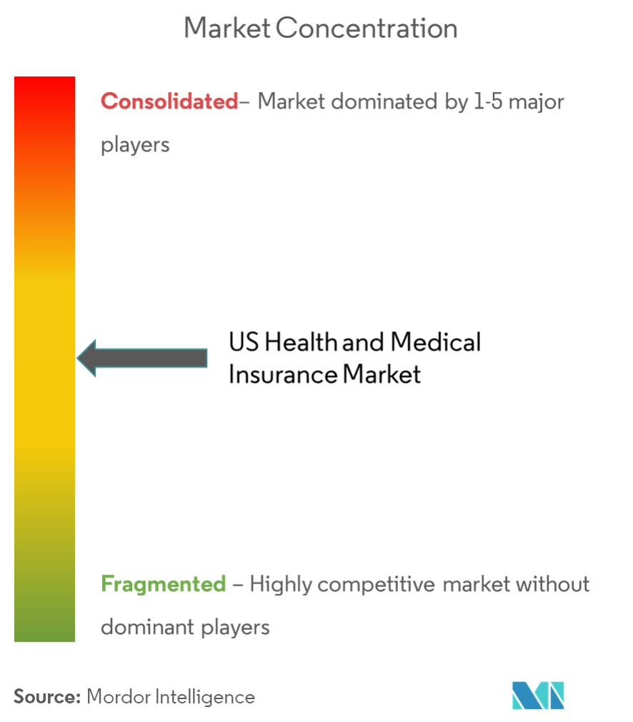 United States Health And Medical Insurance Market Concentration